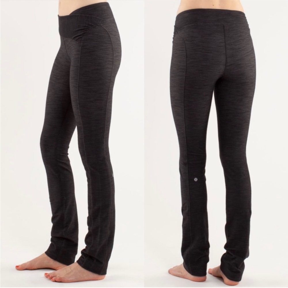 Lululemon Presence Pant Denim Black Slub Denim Size 6